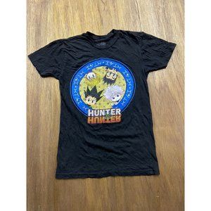 Hunter x Hunter Anime Black Graphic Crew Neck Tee Women's XS